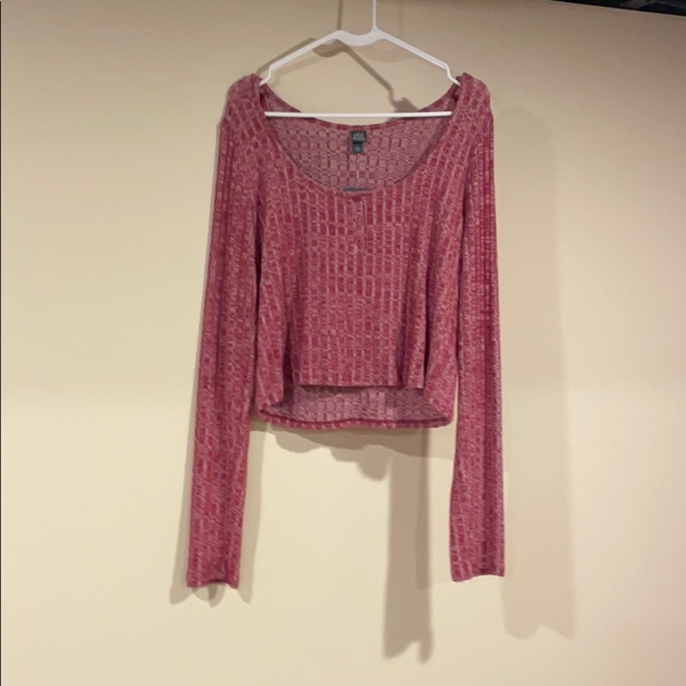 Pink wild fable crop top sweater